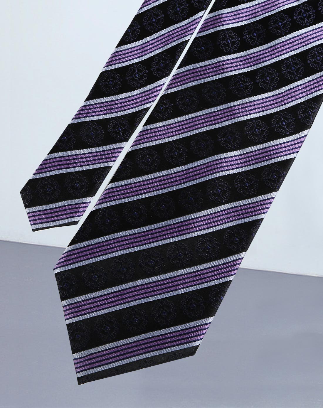 彩条意大利时尚绅士桑蚕丝领带