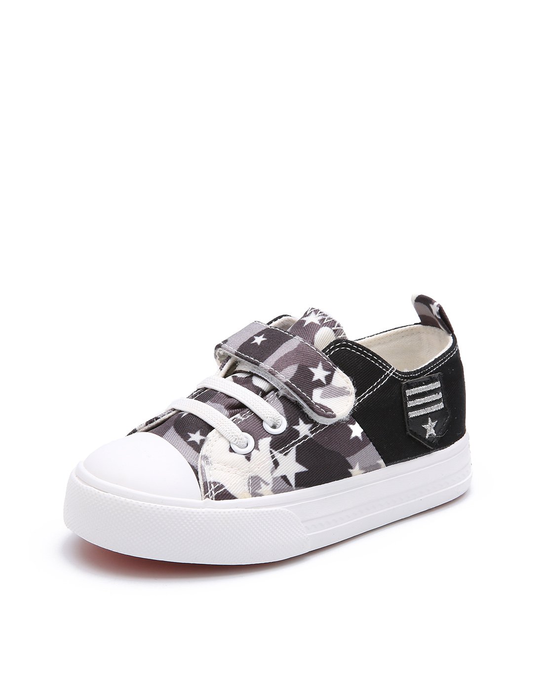 军装纹魔术贴系带潮流童鞋(24-37码)