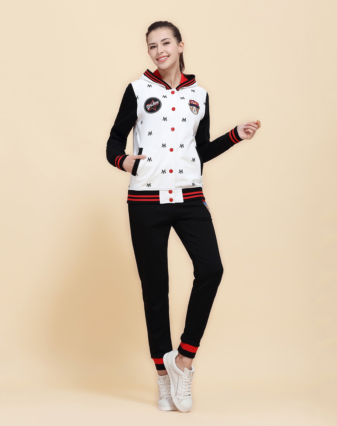 个性印花 女式棒球服