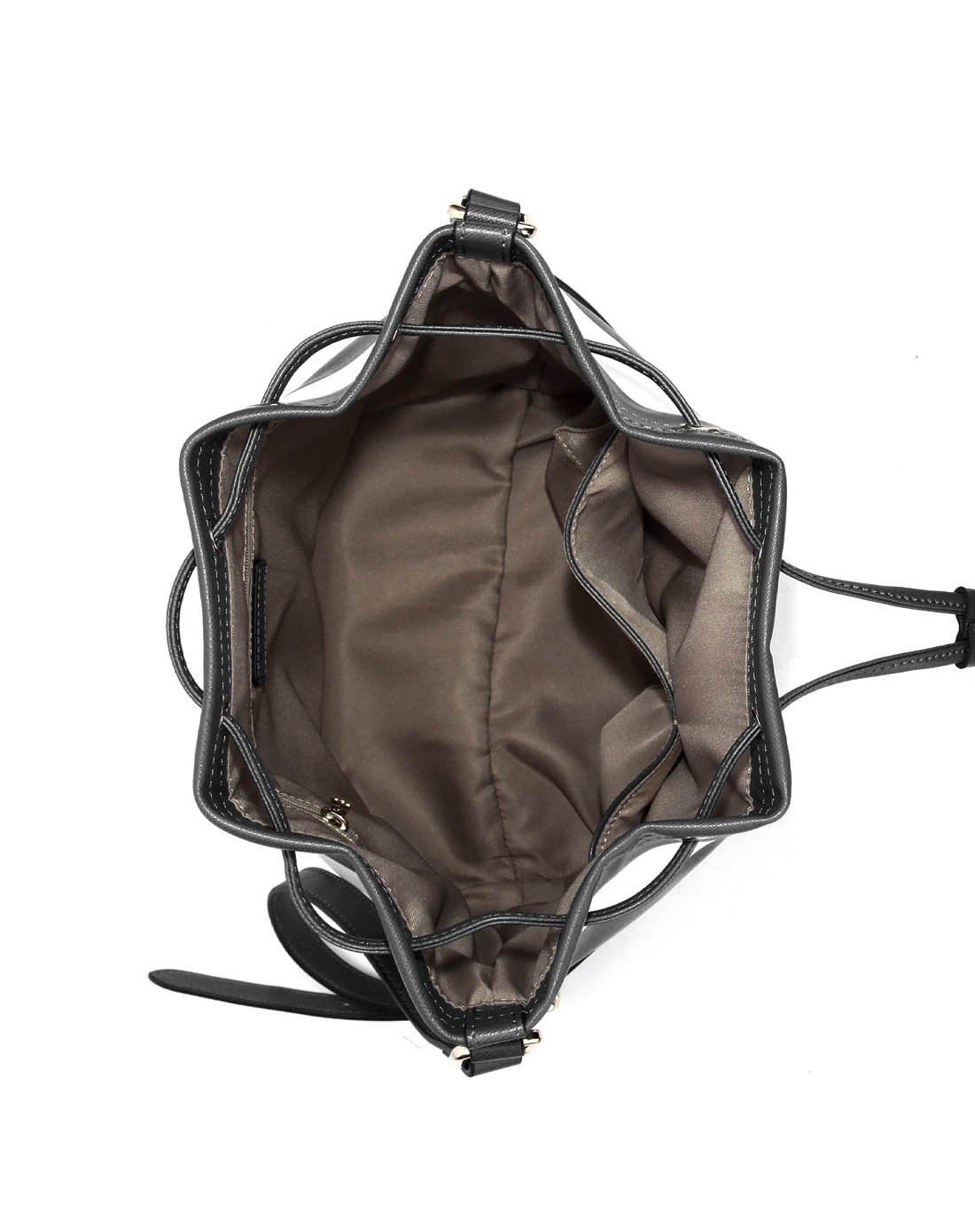 2017年新款撞色休闲条纹条纹牛皮真皮经典水筒包女包