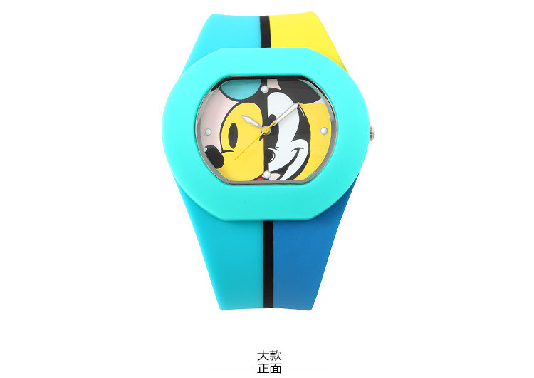 迪士尼disney时尚中性米奇简约刻度石英表(大号)ev009704ae_唯品会