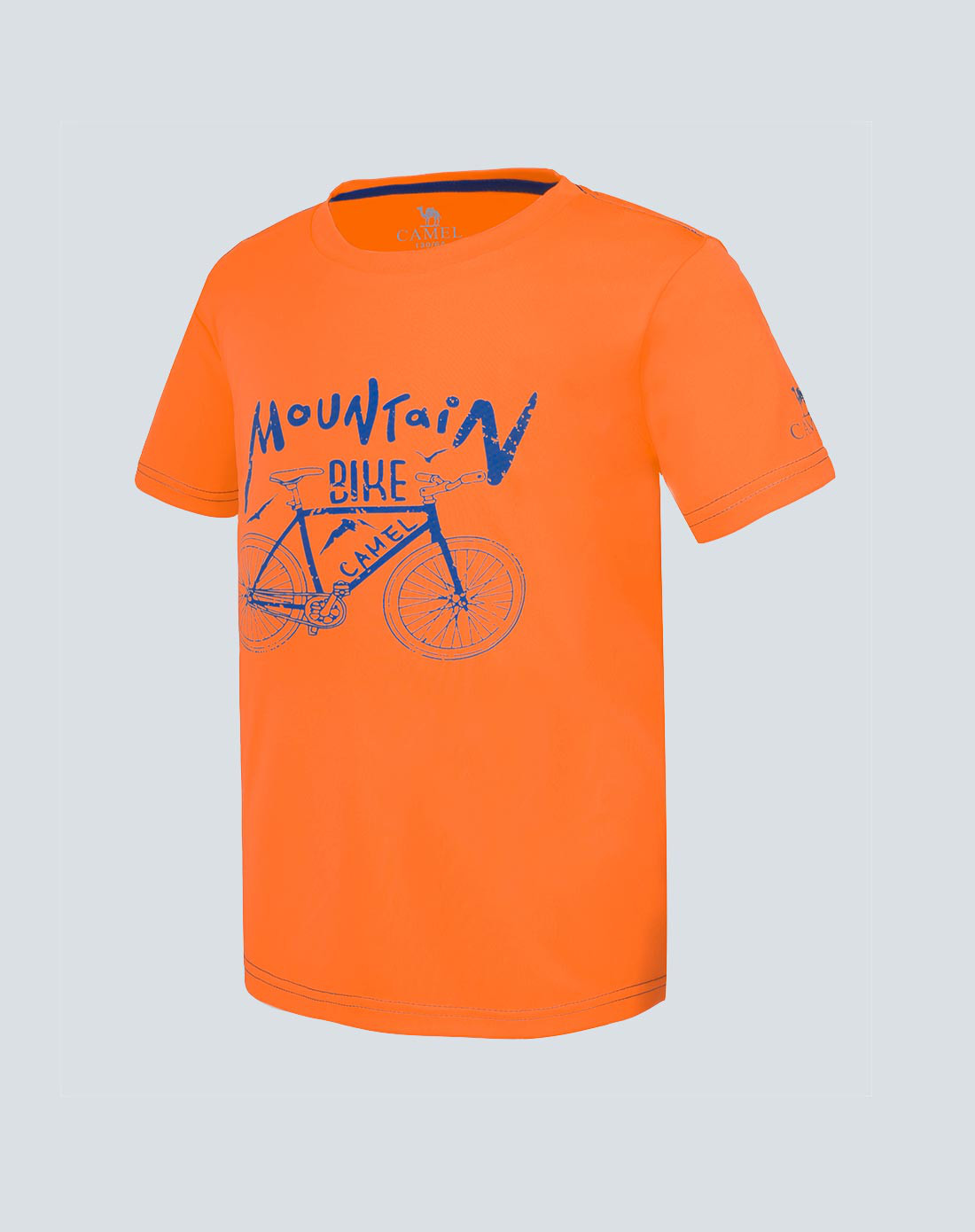 2017新品速干 童装t恤荧光橙