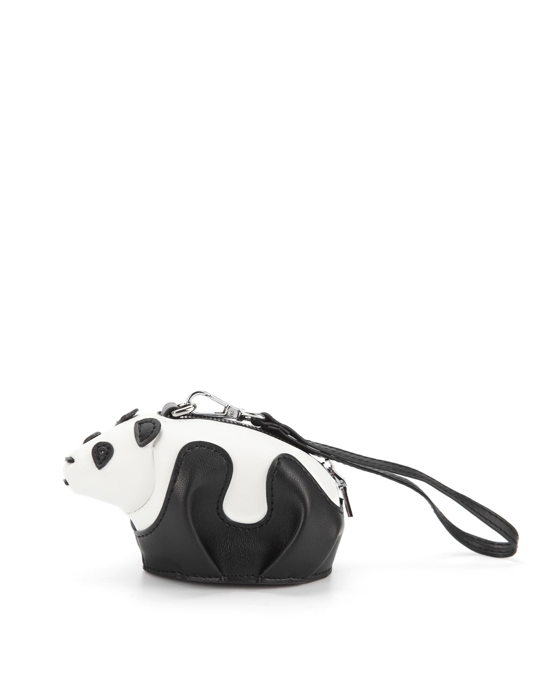 牛皮个性趣味熊猫迷你斜挎包