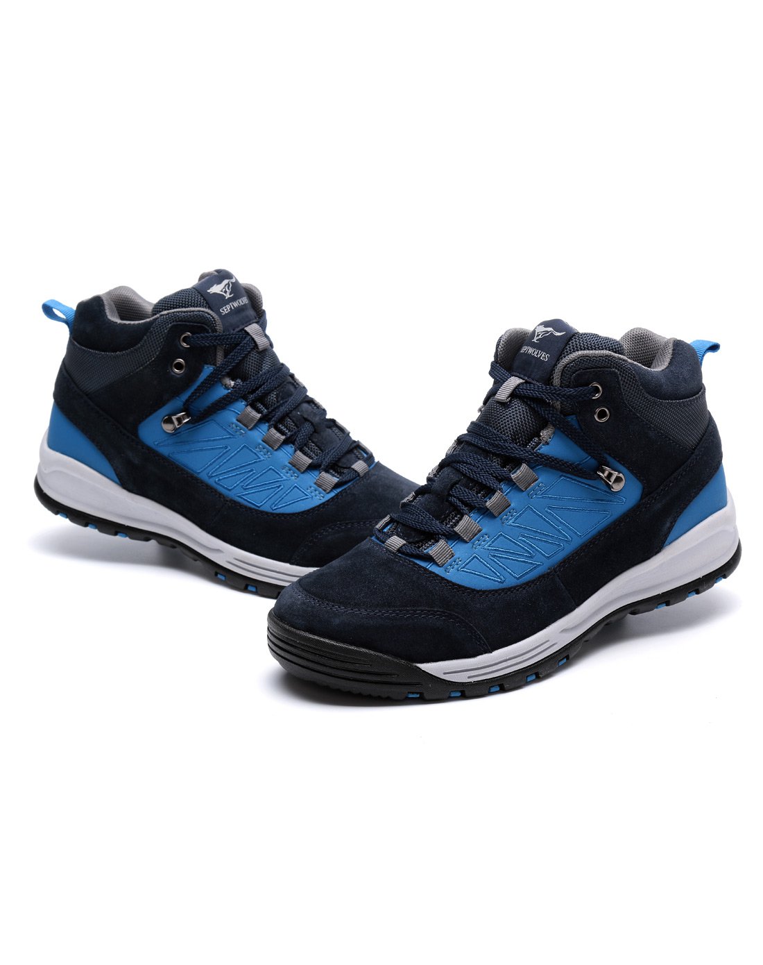 七匹狼 时尚都市户外运动高帮男士休闲鞋