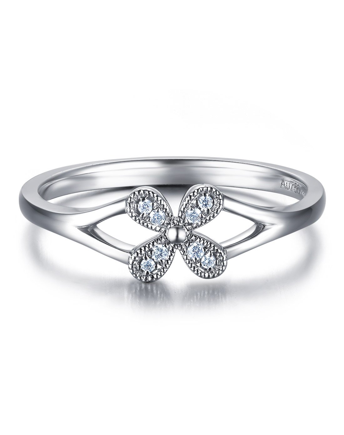 谢瑞麟 18k金维多利亚古典钻戒指约2分