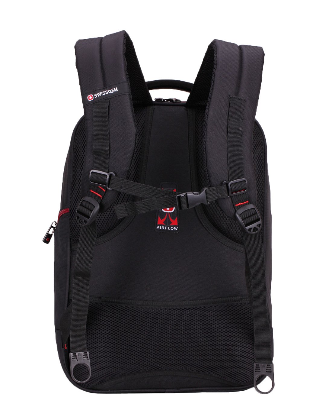 男款黑色经典韩版双肩背包 防水休闲