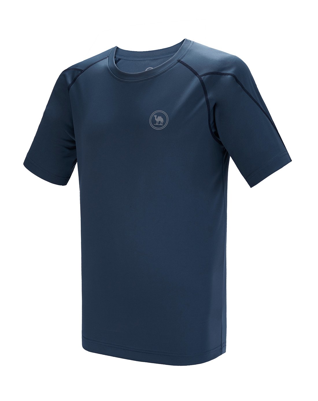 经典简约时尚休闲 男款短t浅青