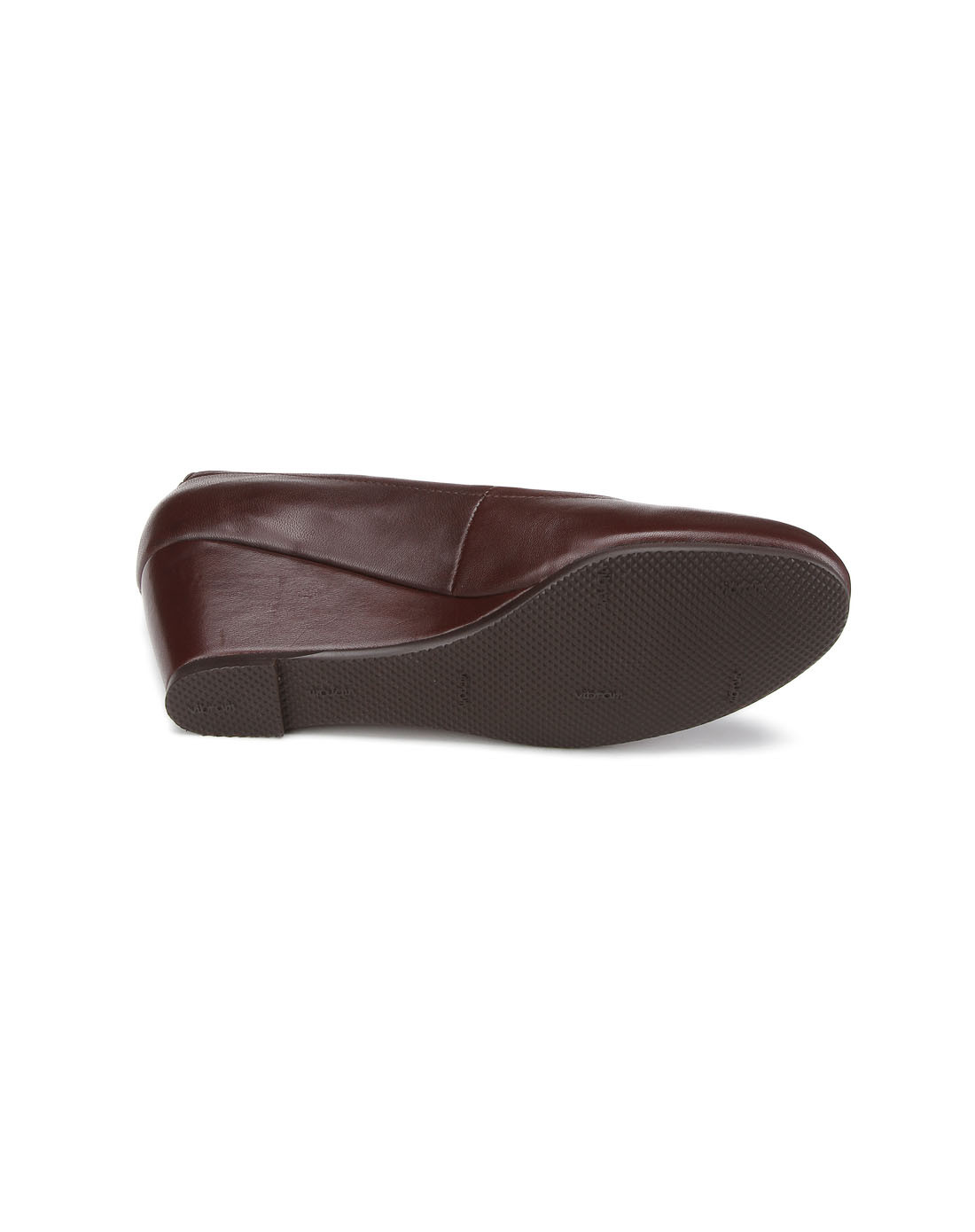 进口 水染羊皮百搭坡跟单鞋