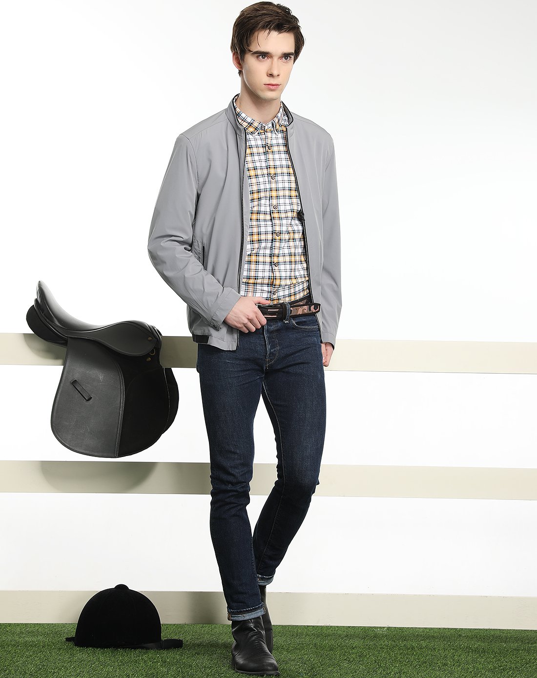 felix buhler生活休闲挺括防风拉链款立领茄克f7116079-900_唯品会