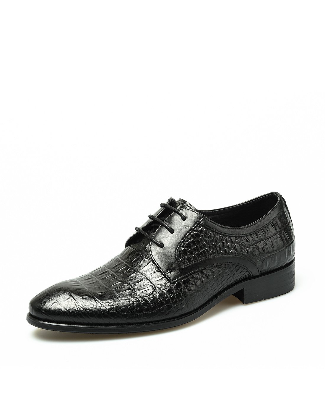欧式鳄鱼纹时尚正装皮鞋