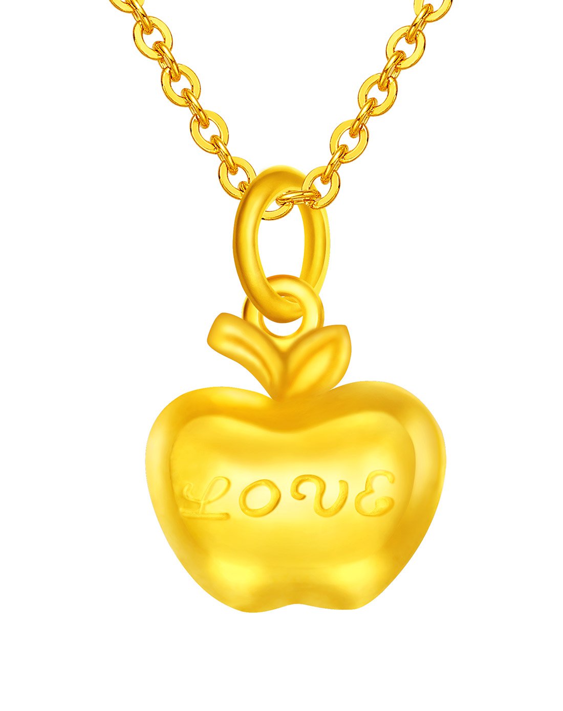 平安果足金999.9吊坠(不含链)计价1.01g