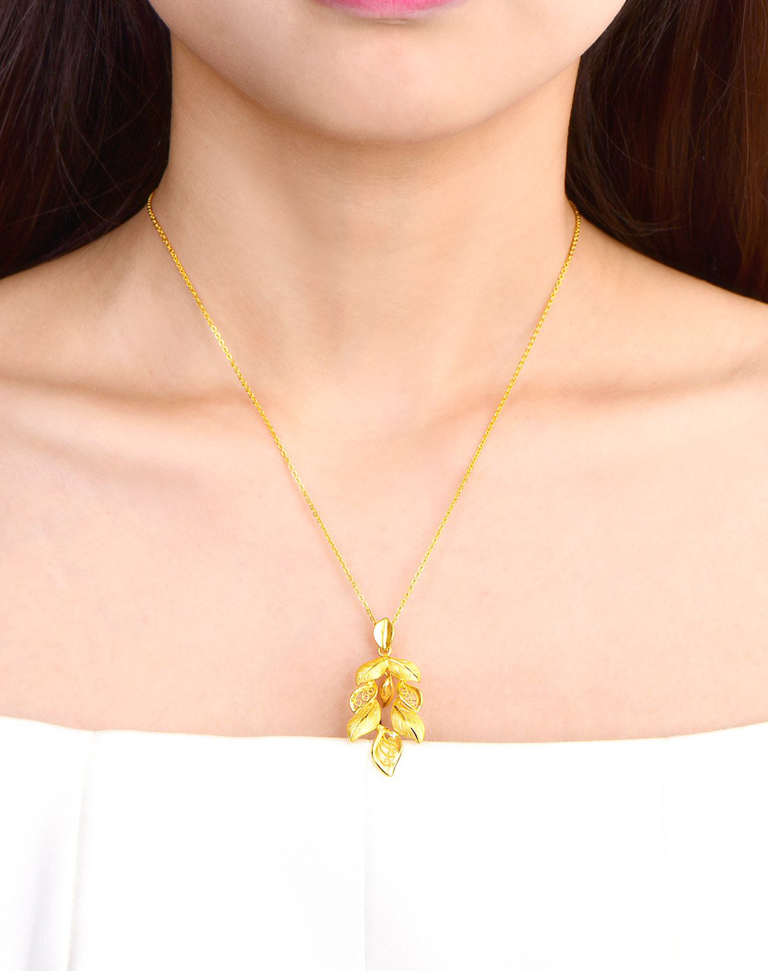 麦穗足金9999吊坠(不含链子)计价