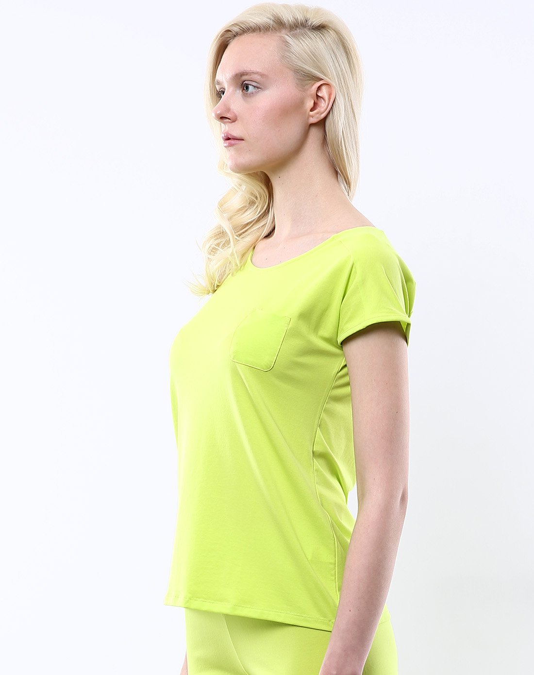 女款荧光绿半袖衫(炫彩家居)