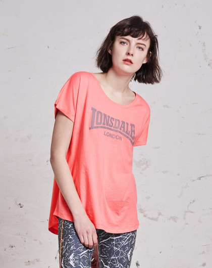 亲肤质感 女款潮搭t恤 圆领短袖西瓜红