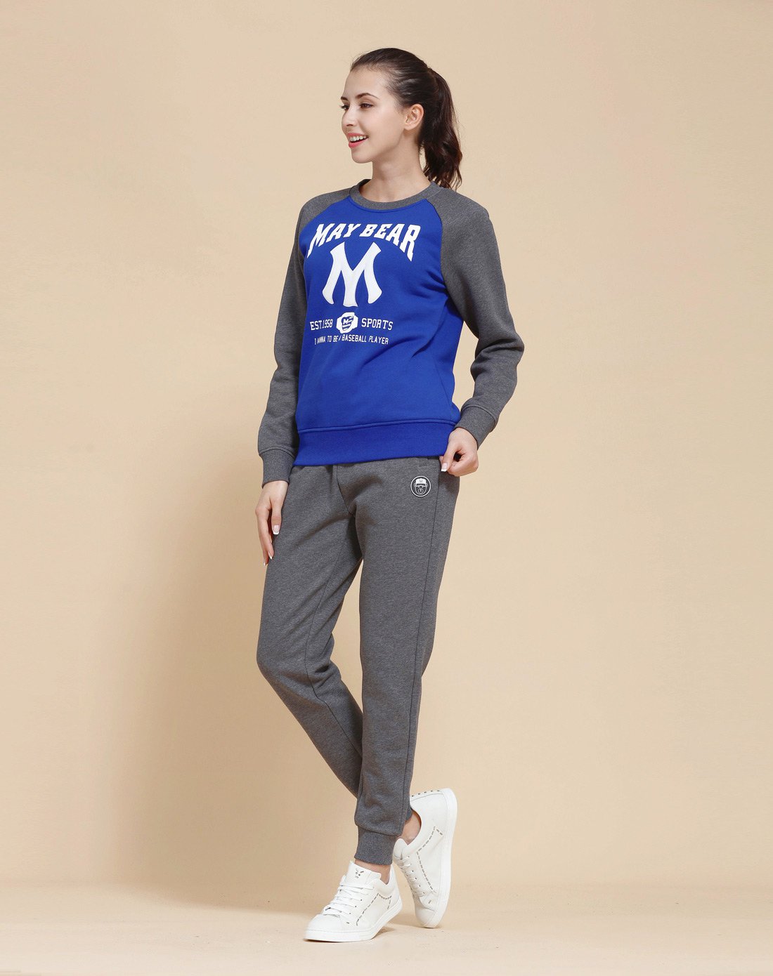 时尚潮搭 女式小脚运动卫裤