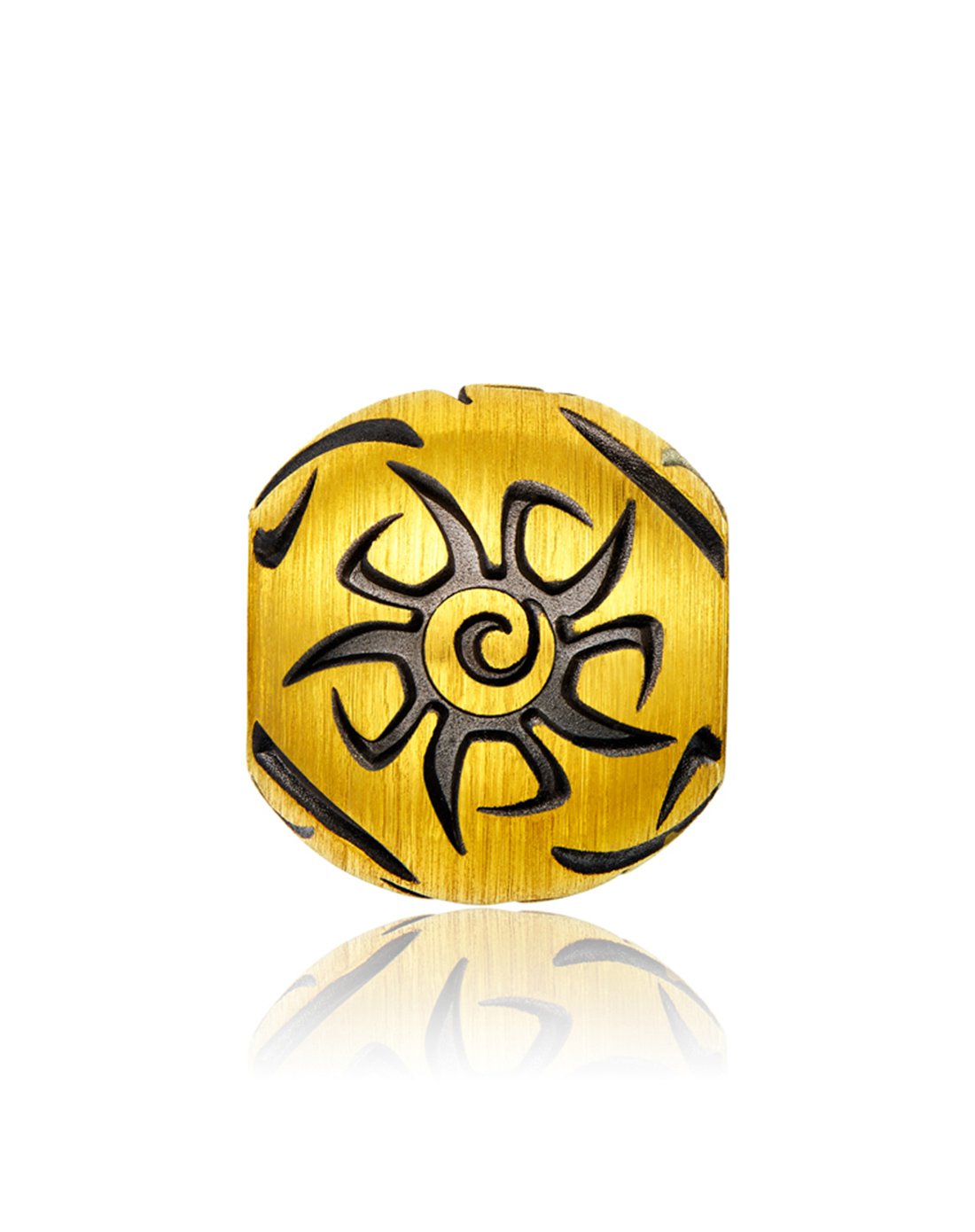 日月星云电图腾黄金转运珠吊坠(不含项链)(定价)