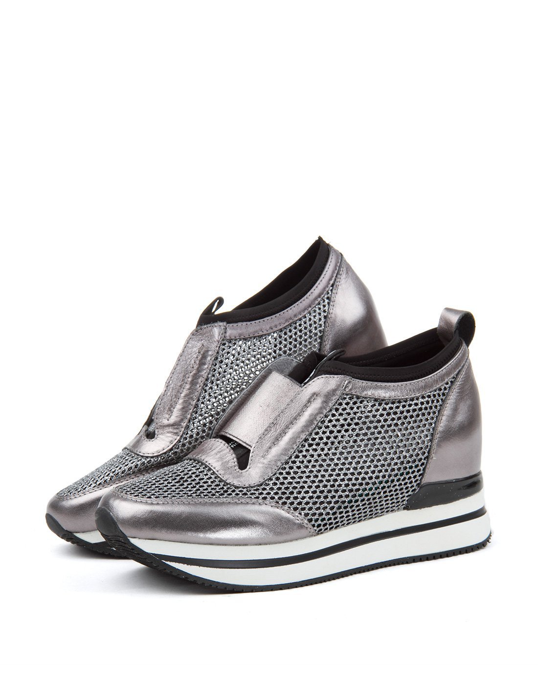 热风hotwind男女鞋服商场同款时尚网布增高女士休闲鞋h11w612209_唯品