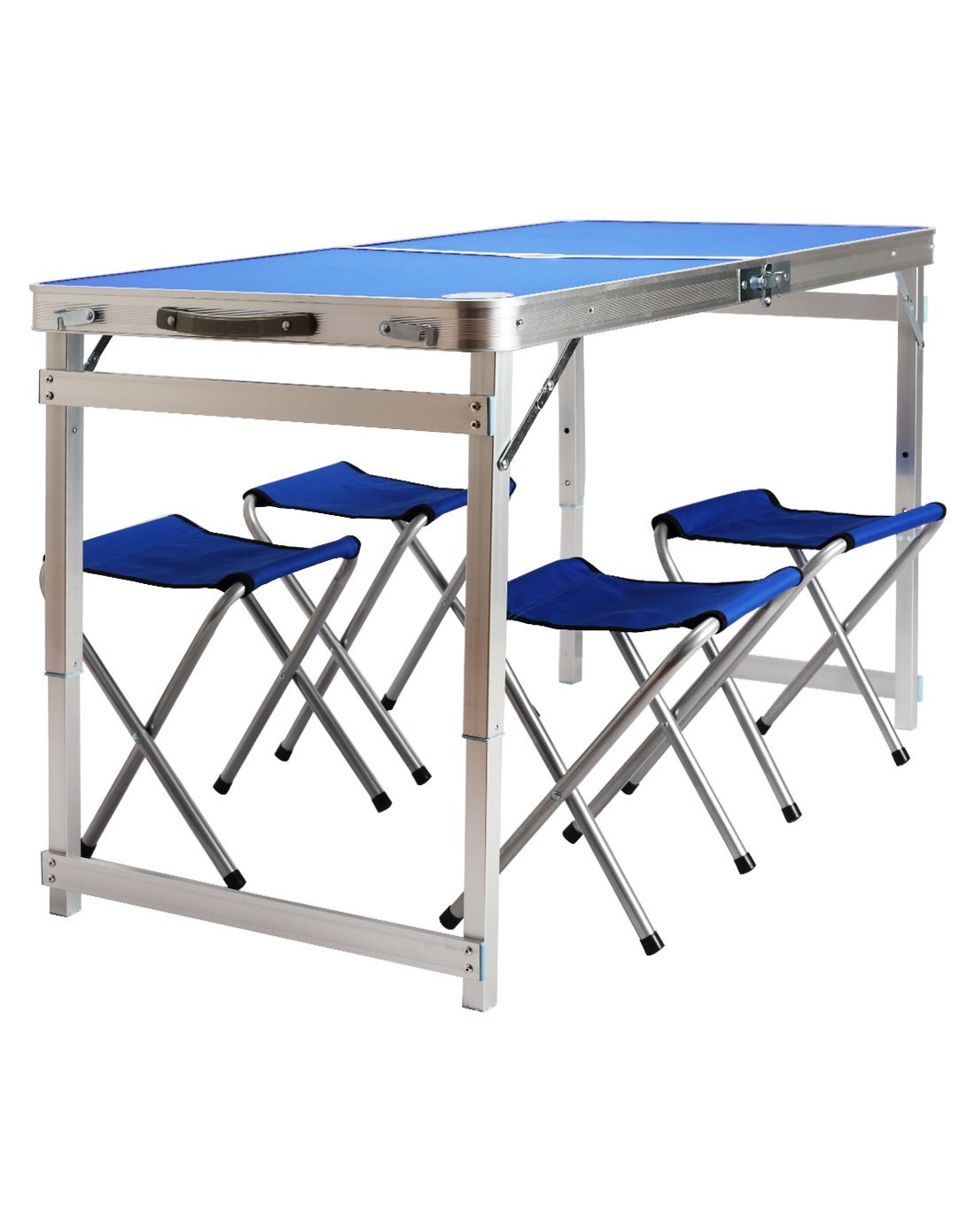 17年新款 户外中性多功能便携式折叠桌蓝色