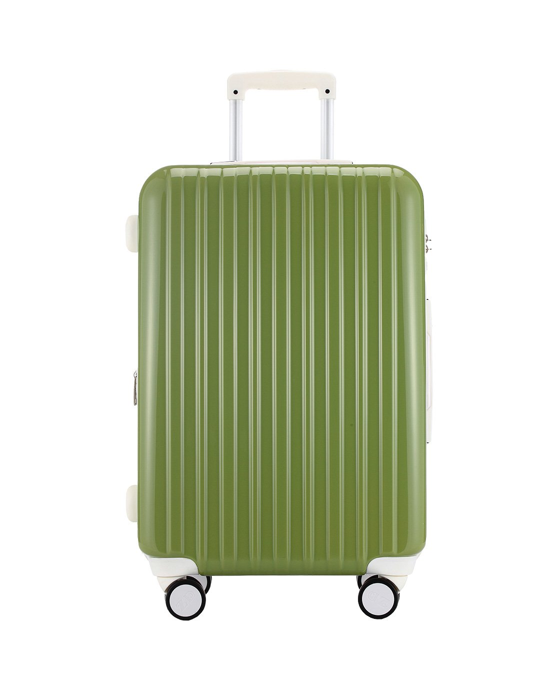 时尚纯色出游旅行箱26寸天使白