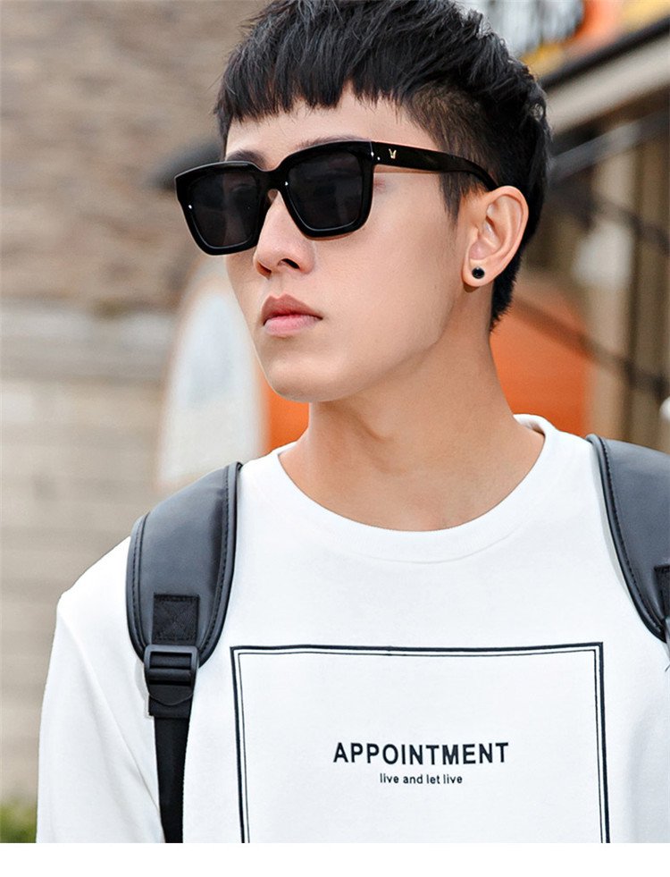 egou男装专场 egou秋季新款时尚修身简约字母圆领男士卫衣