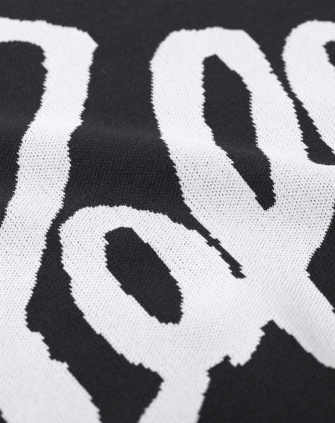 时尚潮流字母印花无袖套装裙黑色