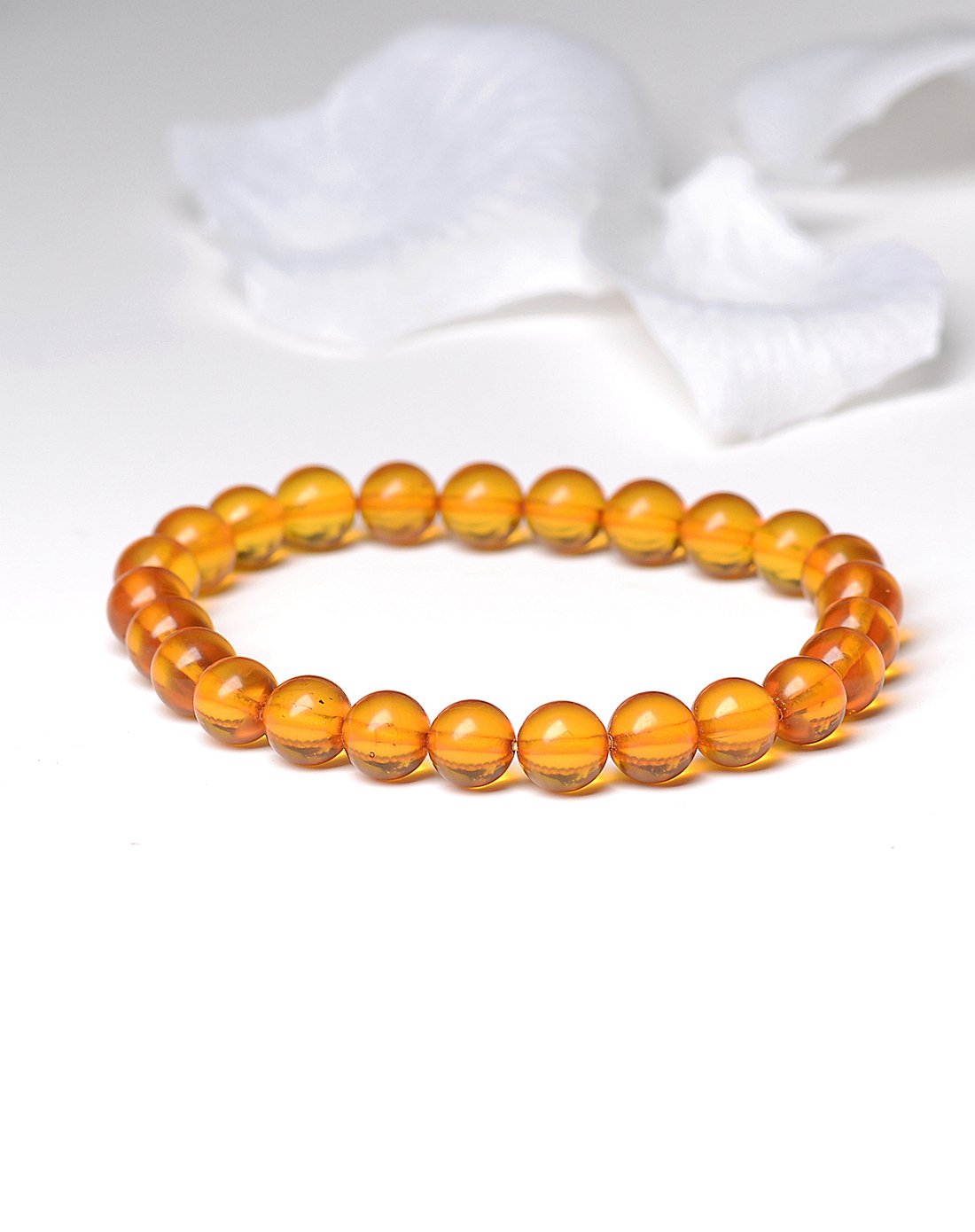 金万年kimani琥珀蜜蜡专场8mm天然正品金棕色金珀手链如图cf1s09537n