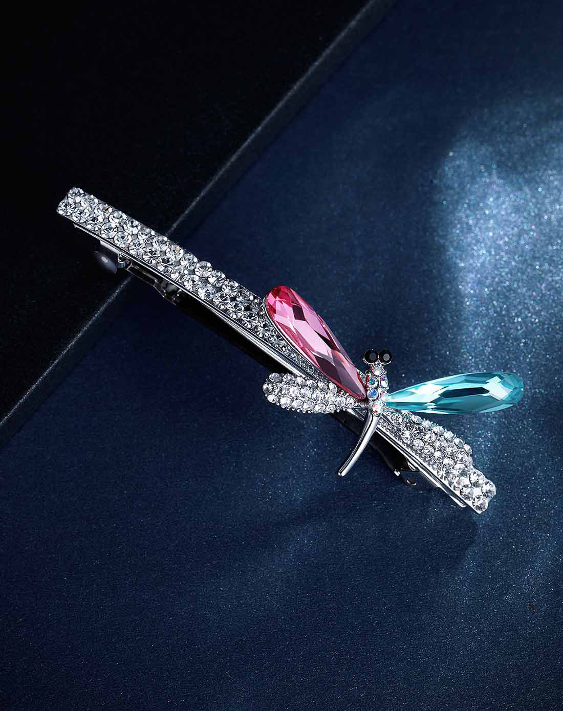 奇美拉 满钻蜻蜓顶夹发夹