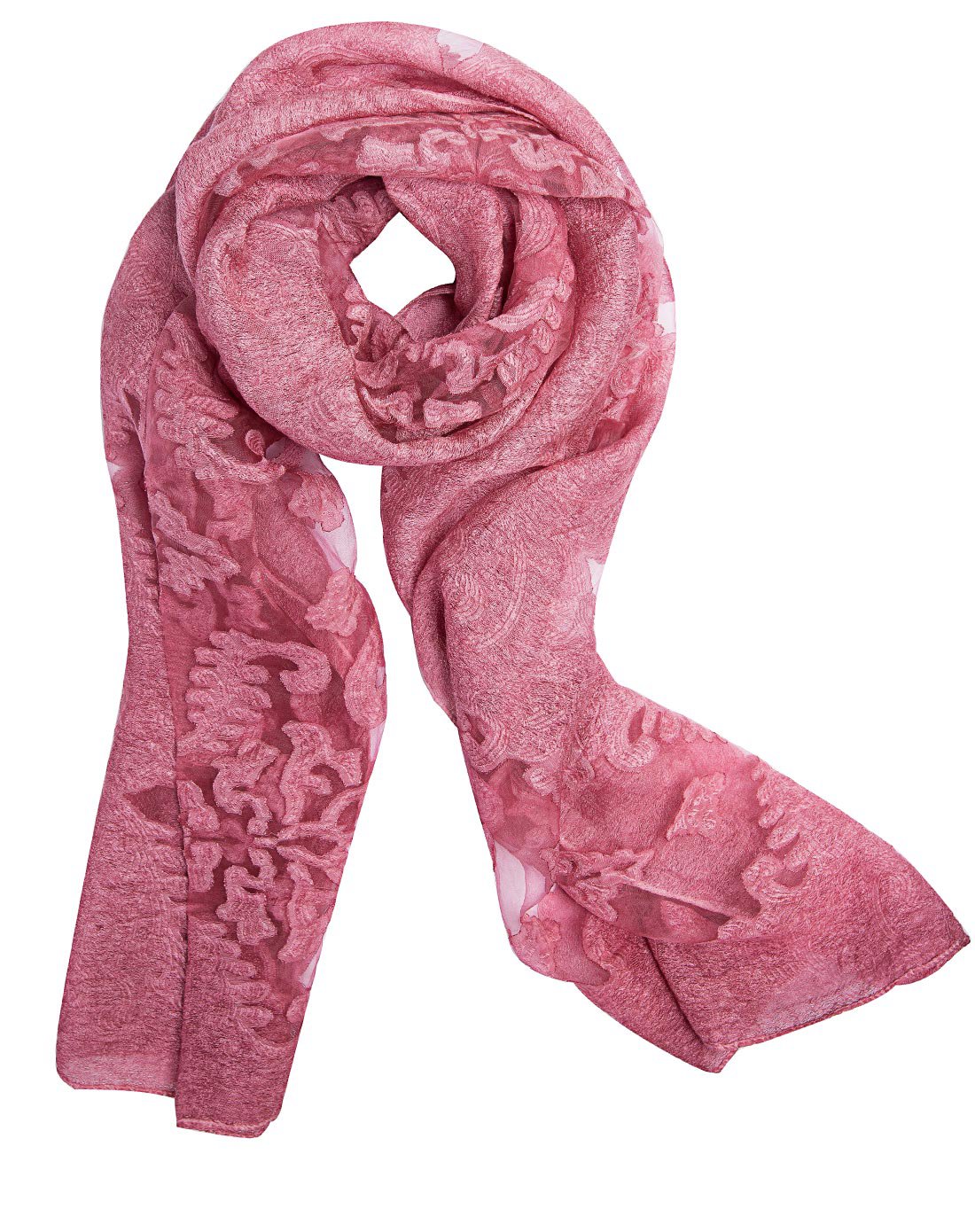 女浅枣红百搭休闲围巾