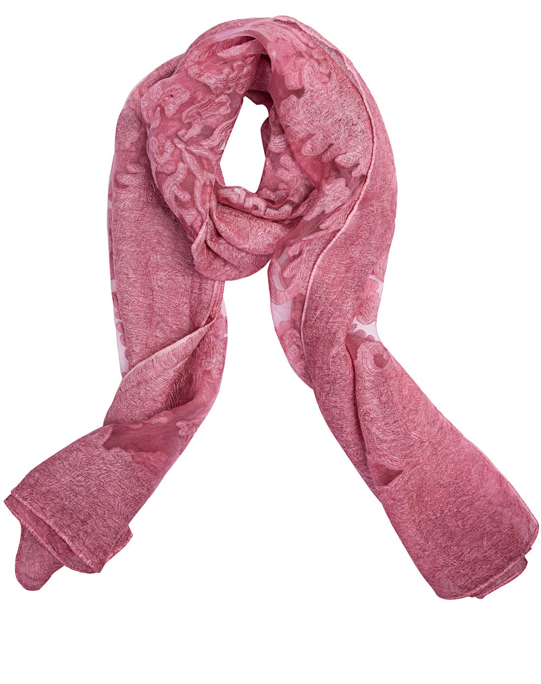 女浅枣红百搭休闲围巾