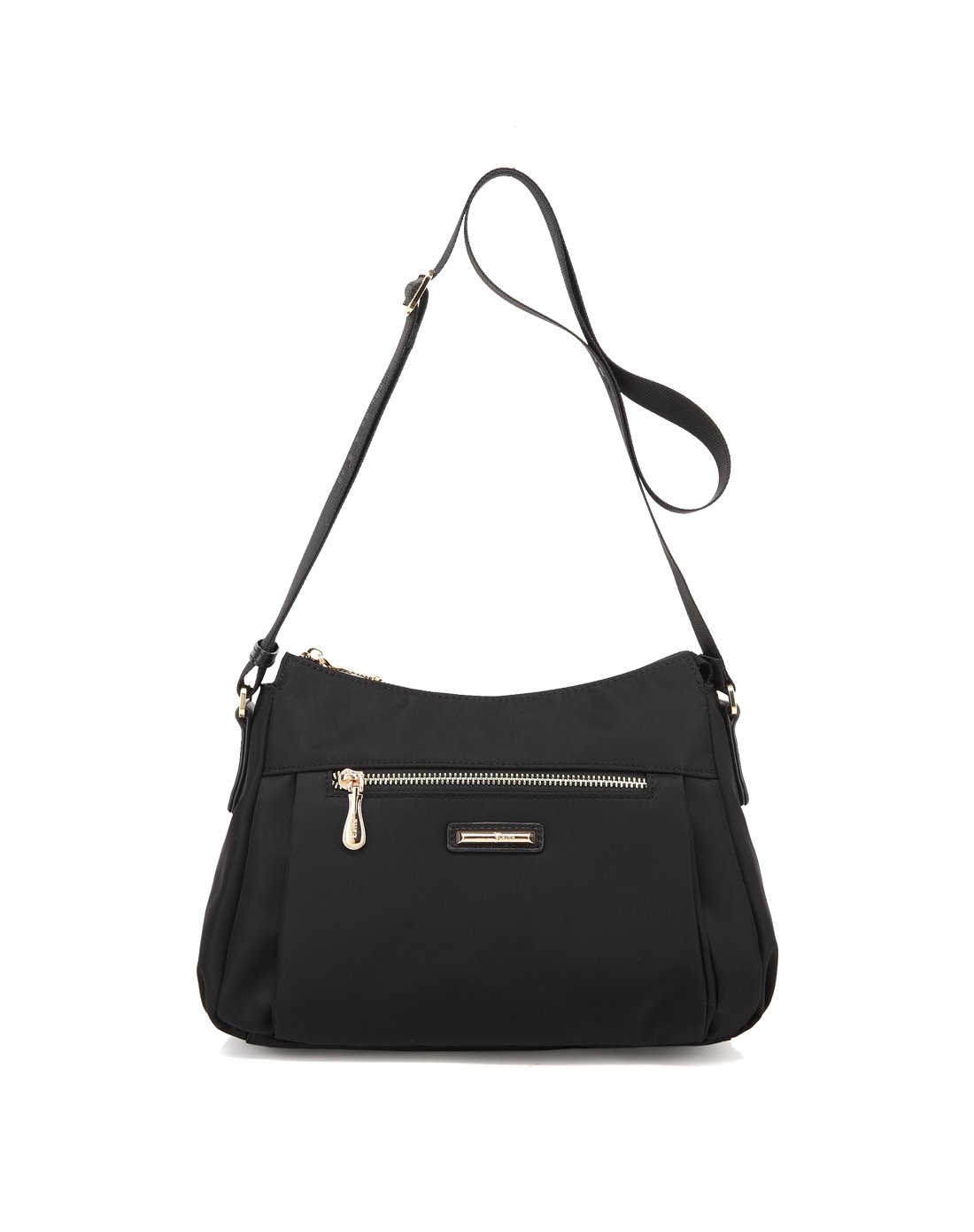 2017新品潮流简约时尚休闲防水尼龙斜挎包深蓝