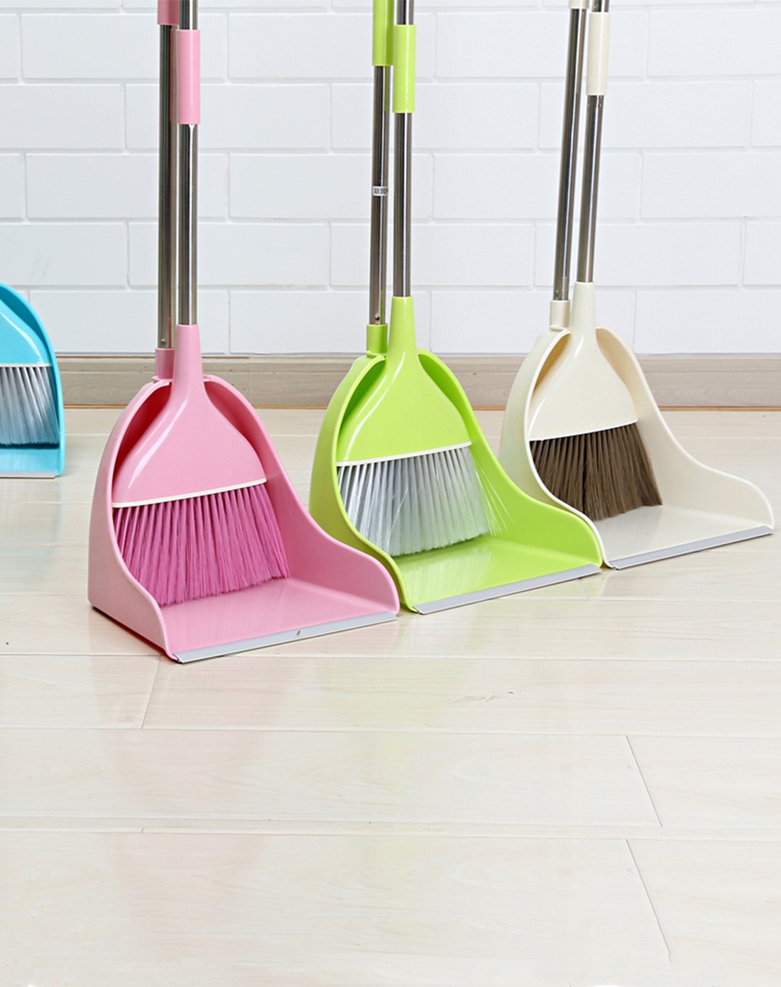 时尚家用扫把畚斗软毛地板扫帚簸箕套装