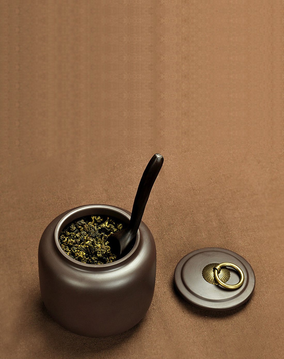 紫泥可馨茶叶罐约装茶200g