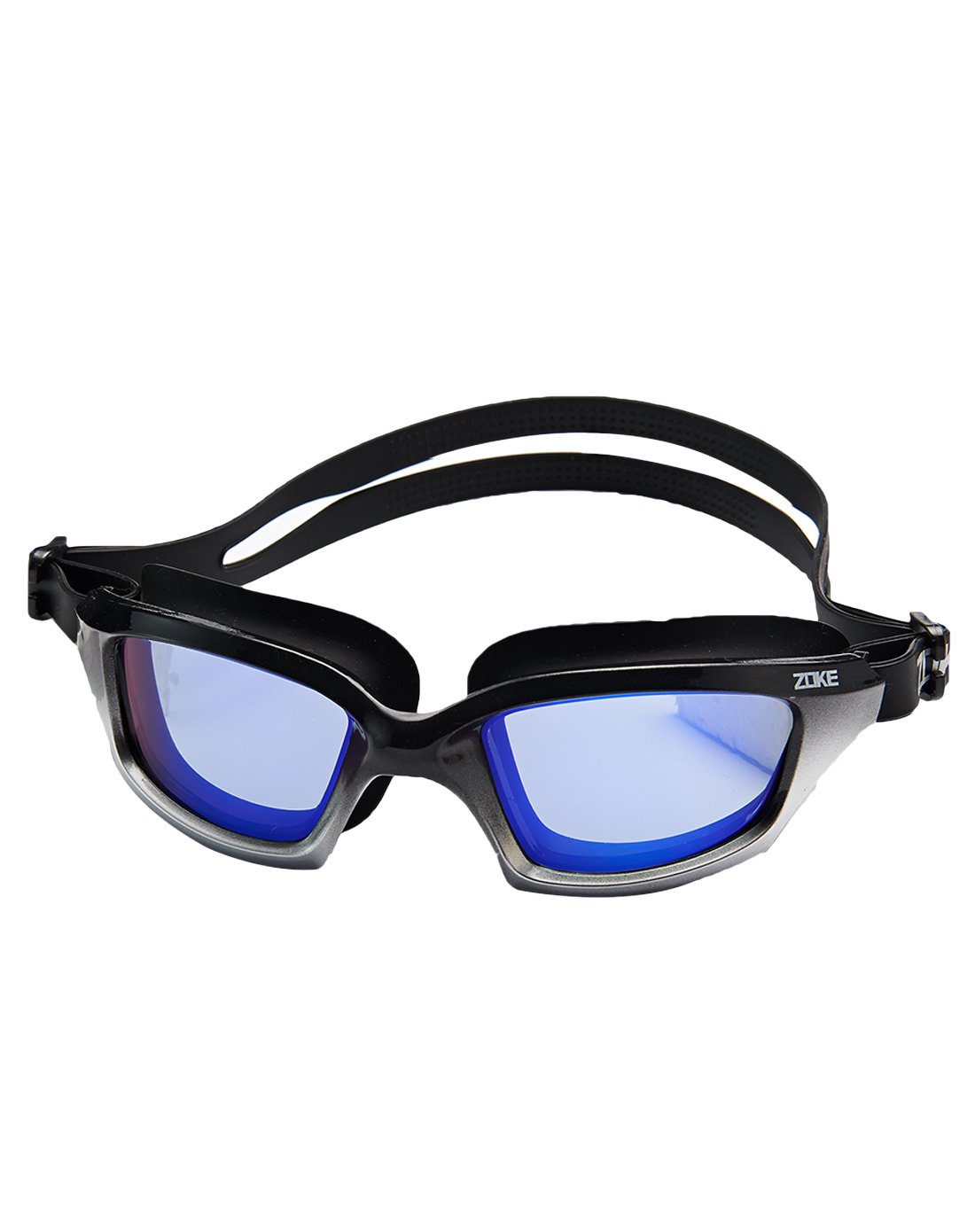 洲克/zoke 视野清晰舒适不勒眼防紫外线均码炫彩泳镜
