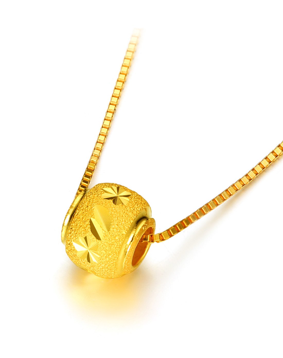 足黄金路路通吊坠