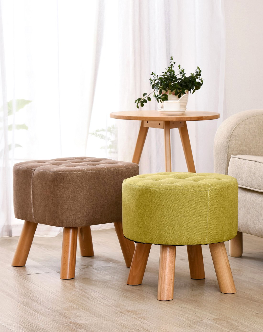 简约实木四角凳子换鞋凳梳妆台凳子餐椅凳实木圆凳