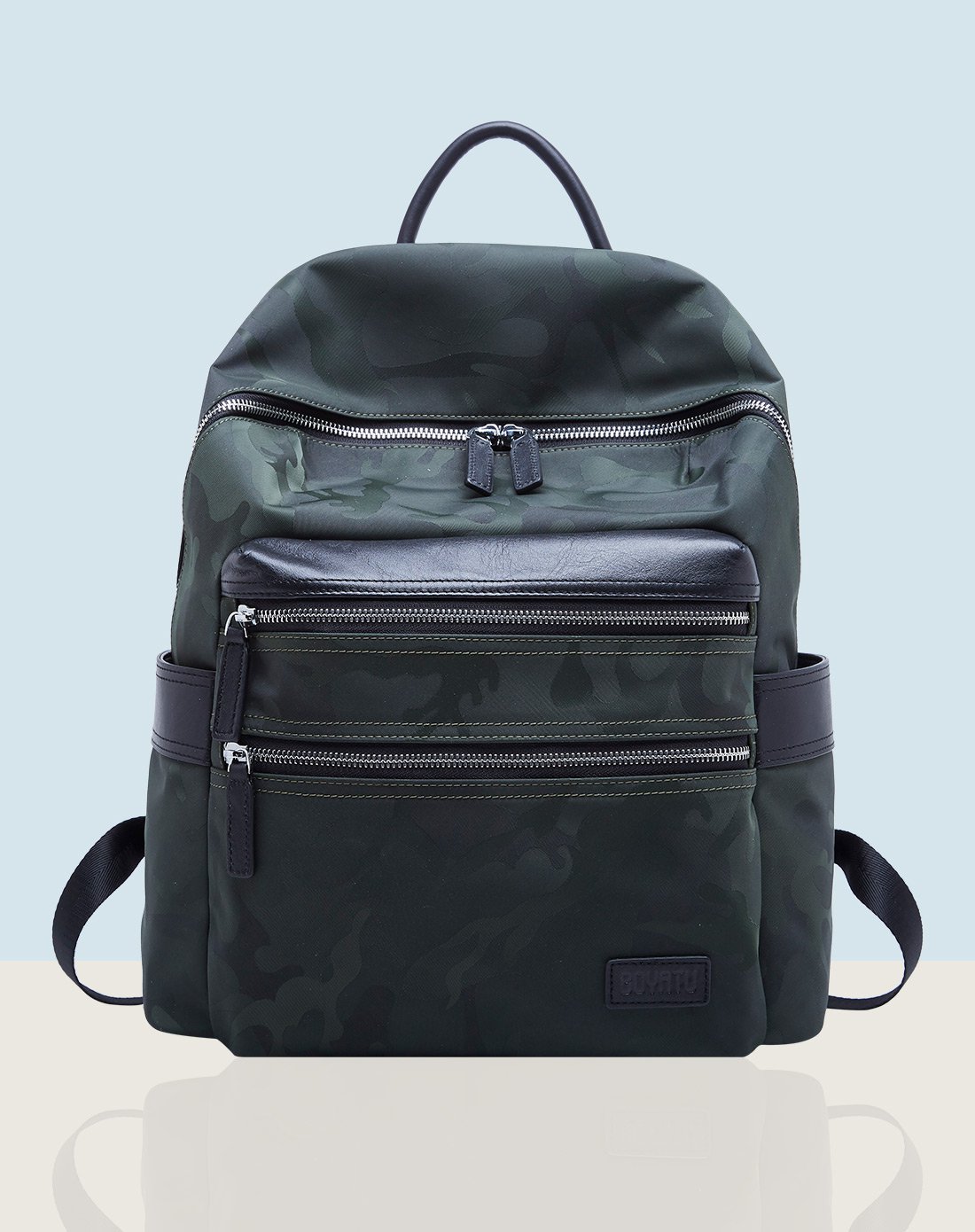 双肩包男新款背包全防水大容量多功能迷彩包旅行包雅典黑