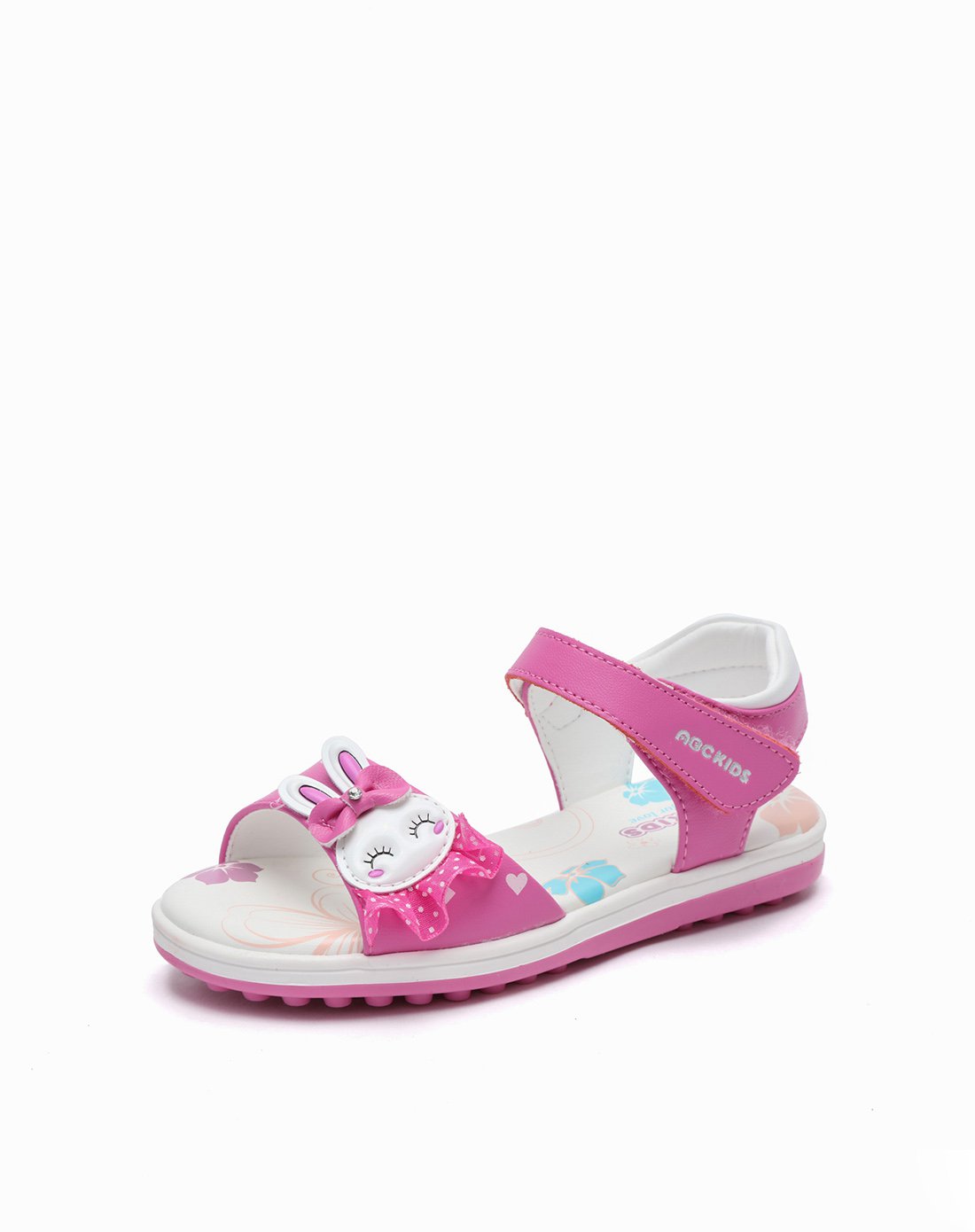 abckids女童鞋专场女童小童可爱小兔子皮凉鞋p7212575d-6300_唯品会