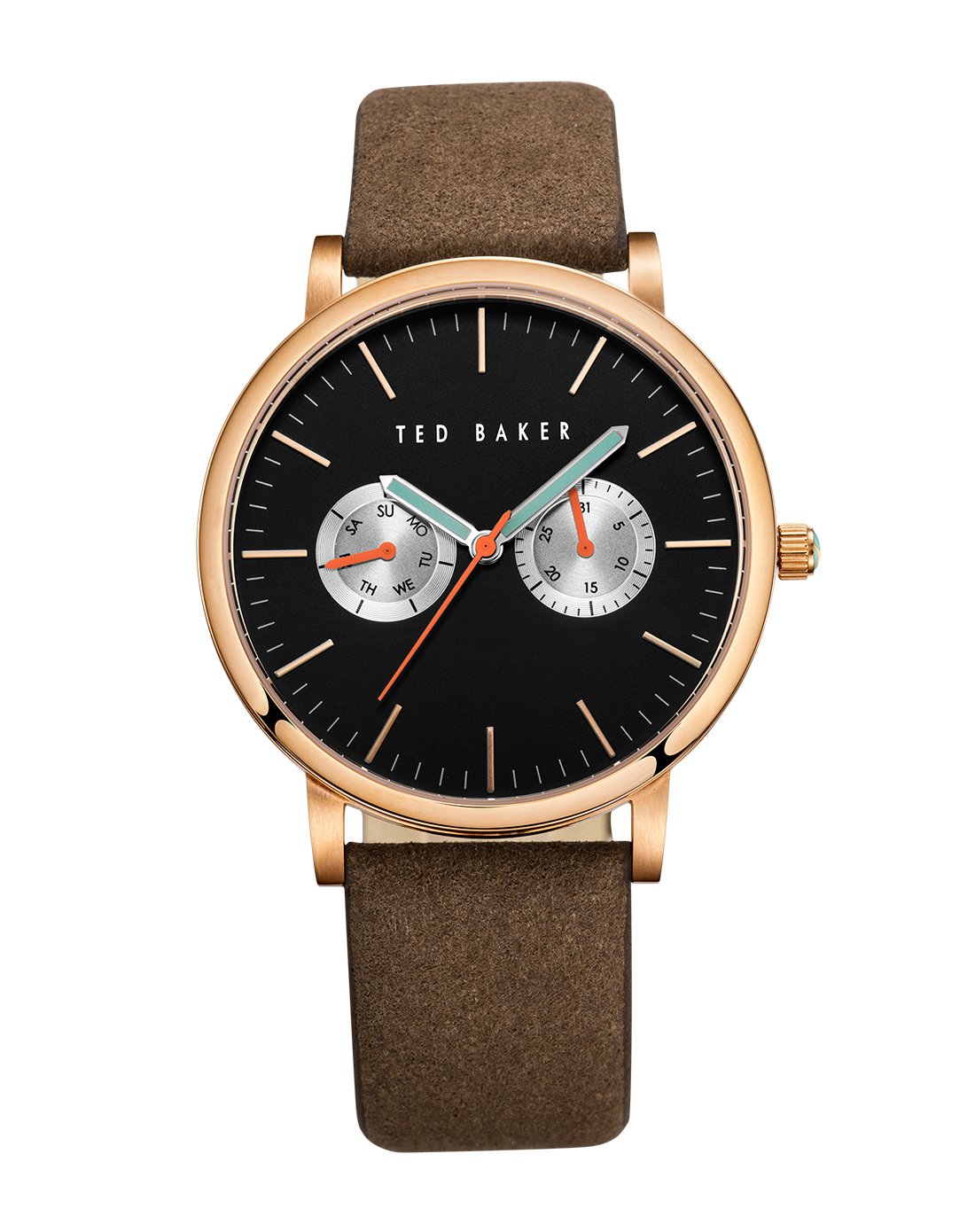 ted baker 男士手表 英国时尚双眼潮流石英男表