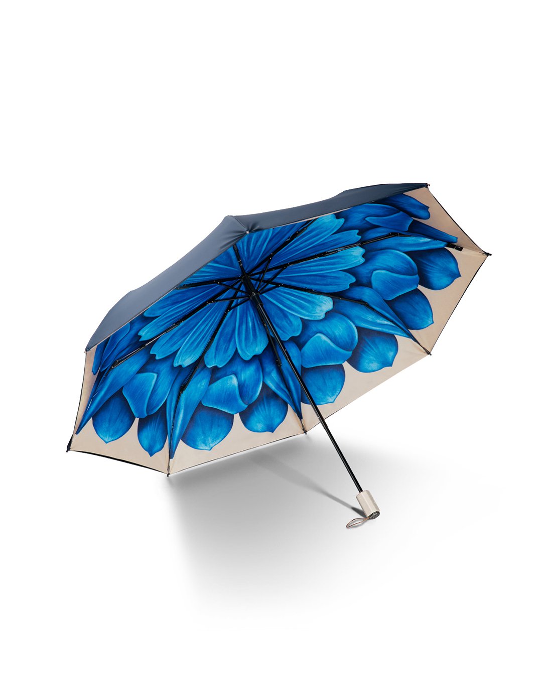 双层防晒伞太阳伞三折小黑伞遮阳伞墨彤 运费 (订单满288免运费) 颜色