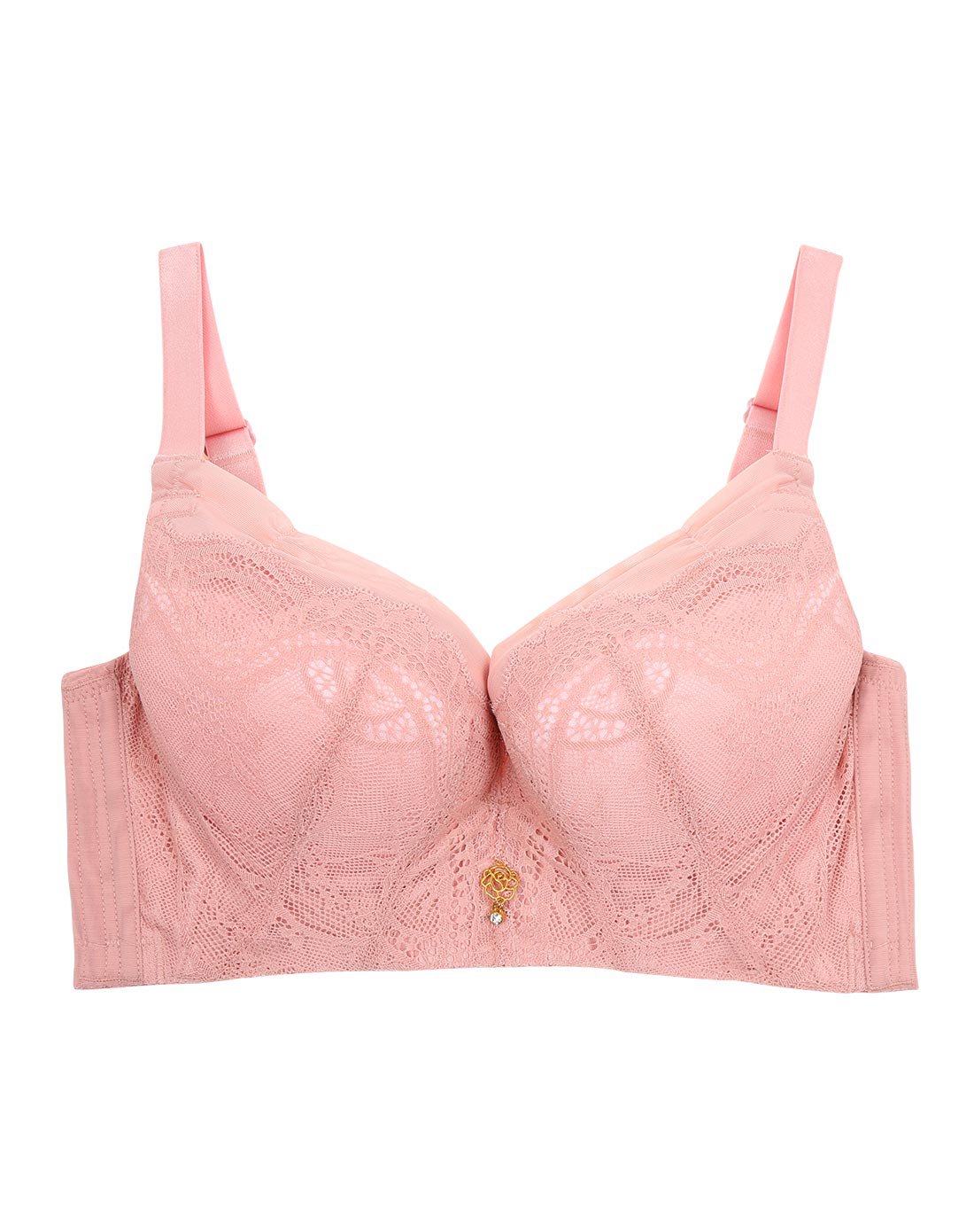 俏丹娜q2427柔软透气bc加厚杯内衣胸罩侧收副乳调整型文胸