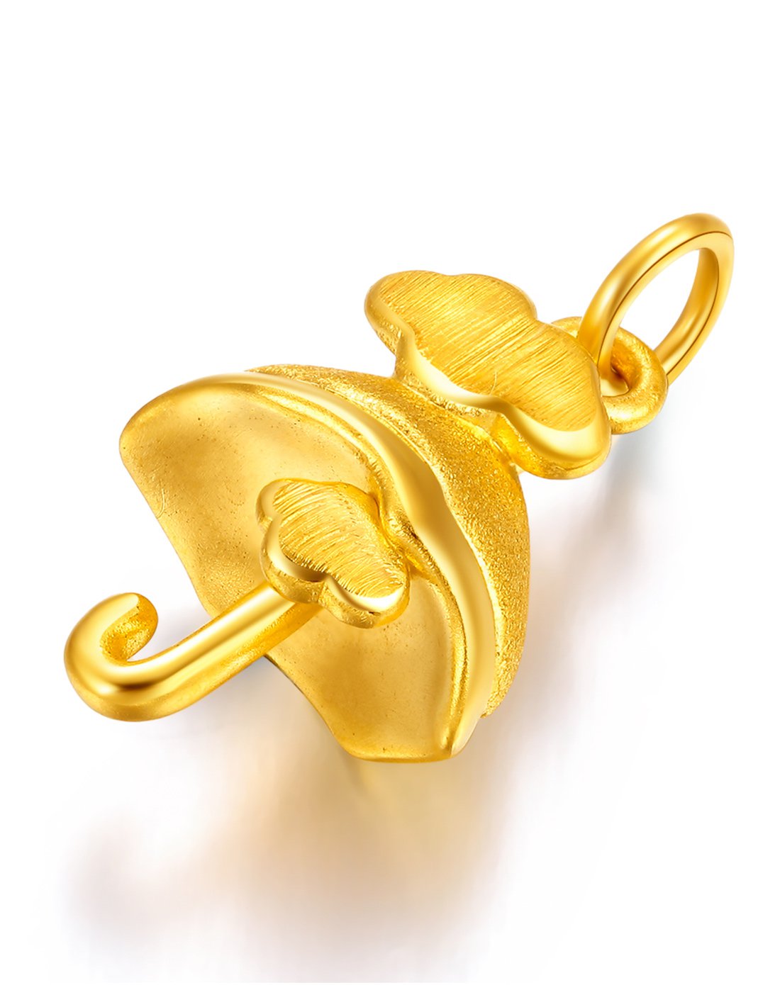 足黄金晴天雨伞吊坠