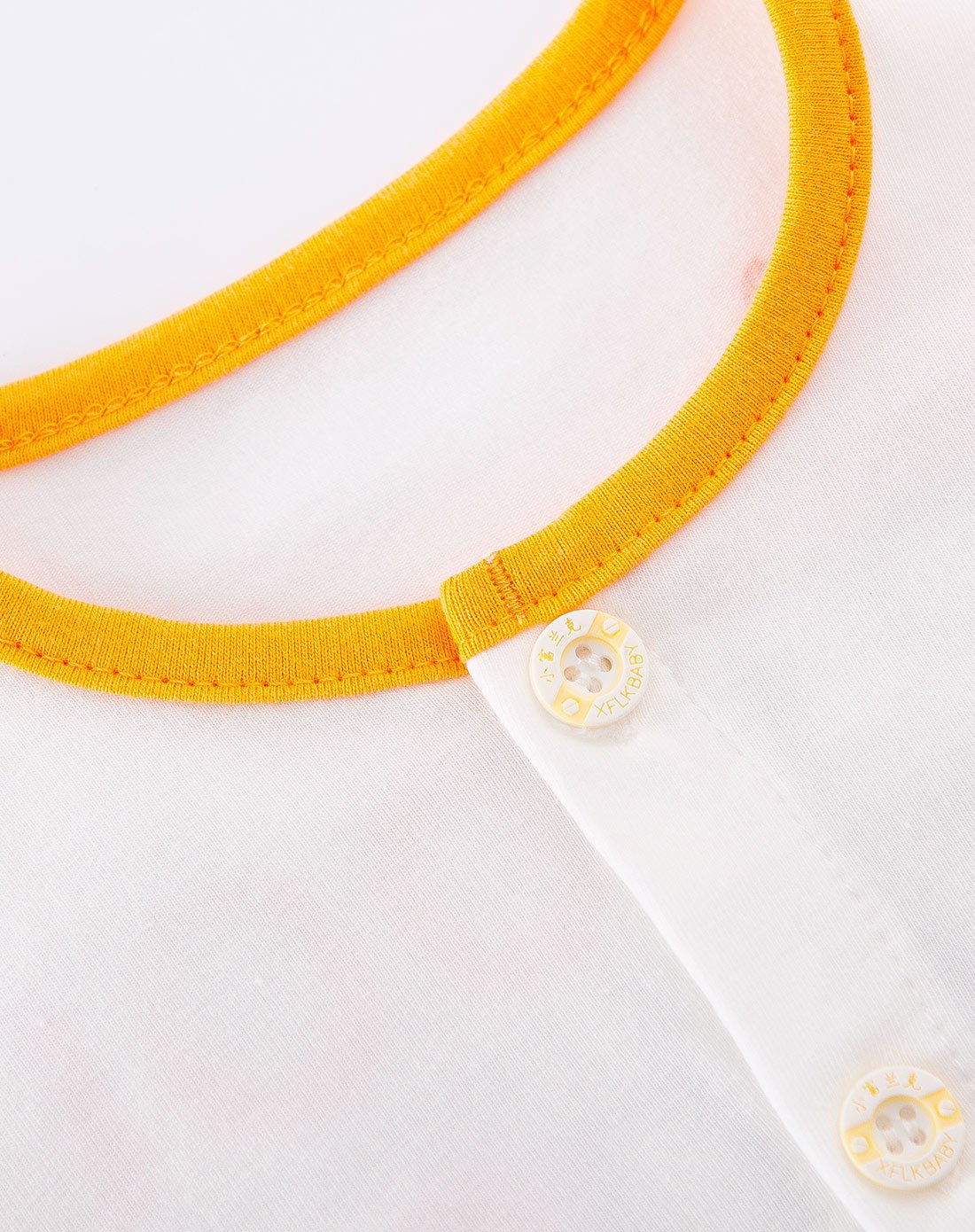 小帽兜时尚单面圆开套黄色