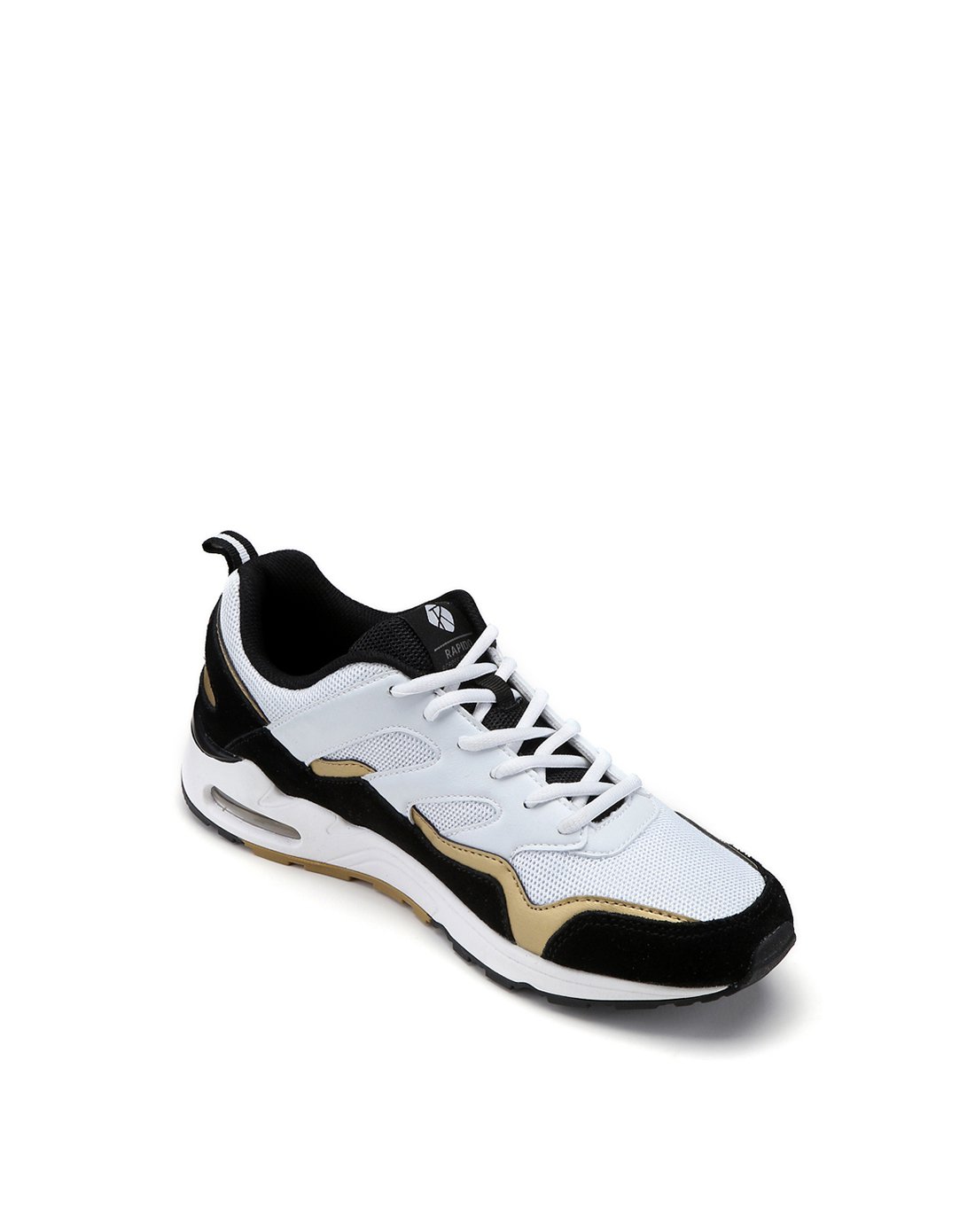 rapido男款经典运动休闲鞋白/黑色