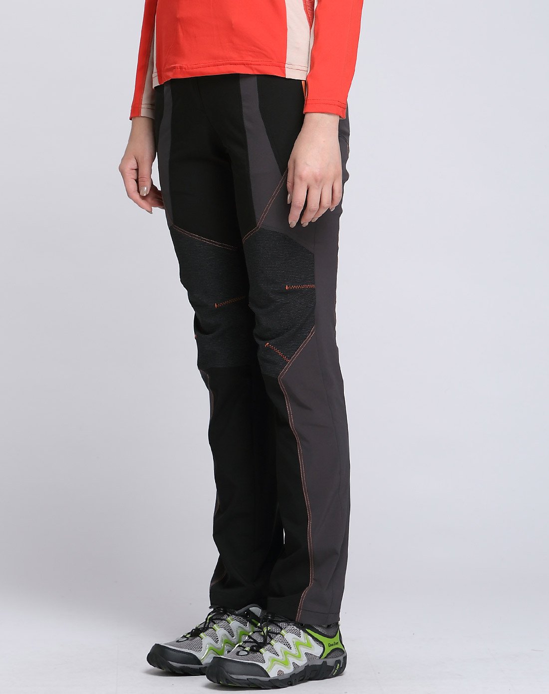 修身剪裁 女款拼接速干裤 速干透气