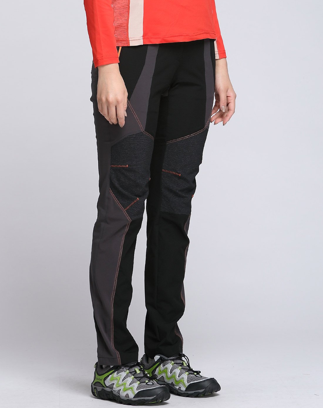 修身剪裁 女款拼接速干裤 速干透气