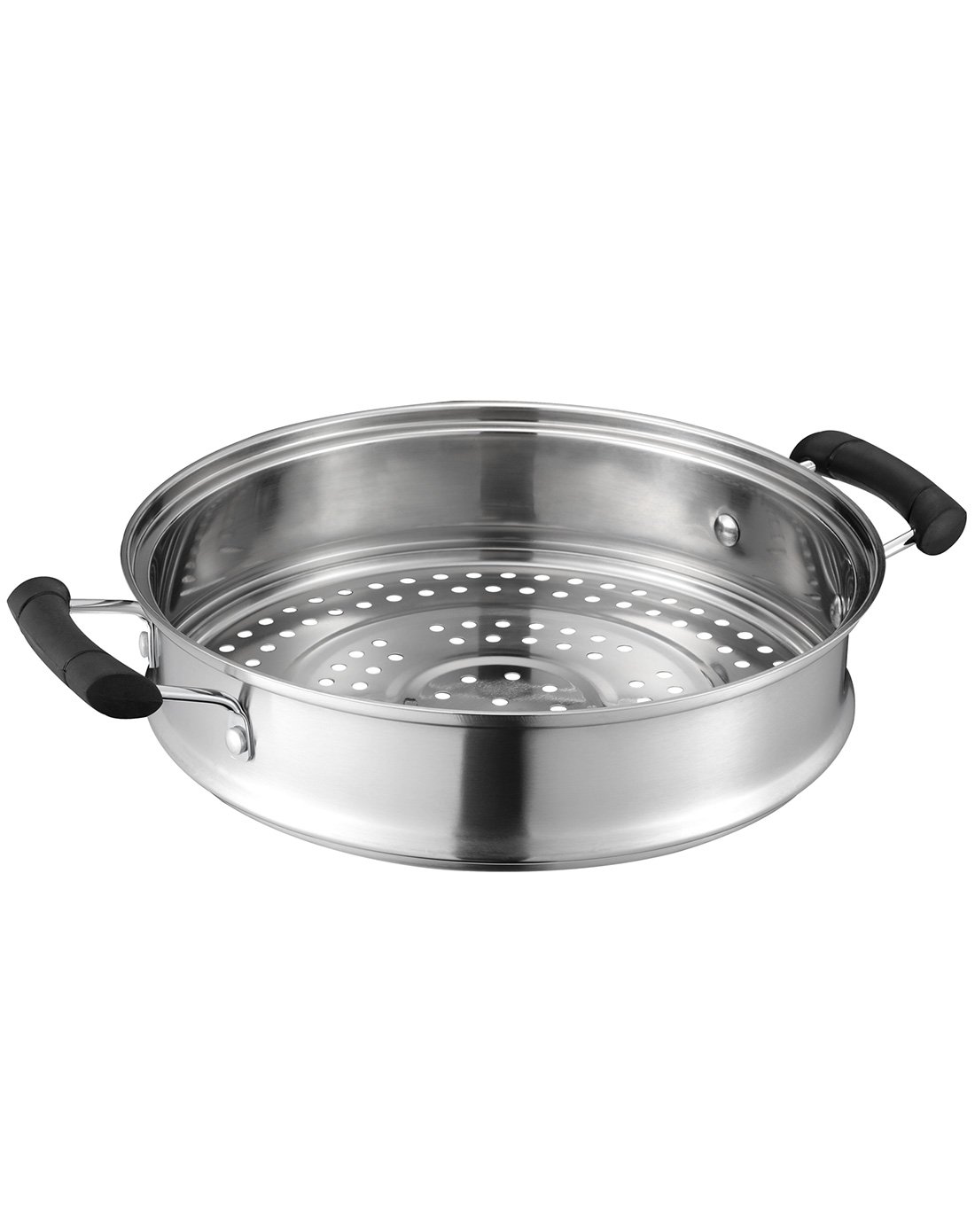 爱仕达 可视不锈钢二层蒸锅 带蒸屉电磁炉蒸锅