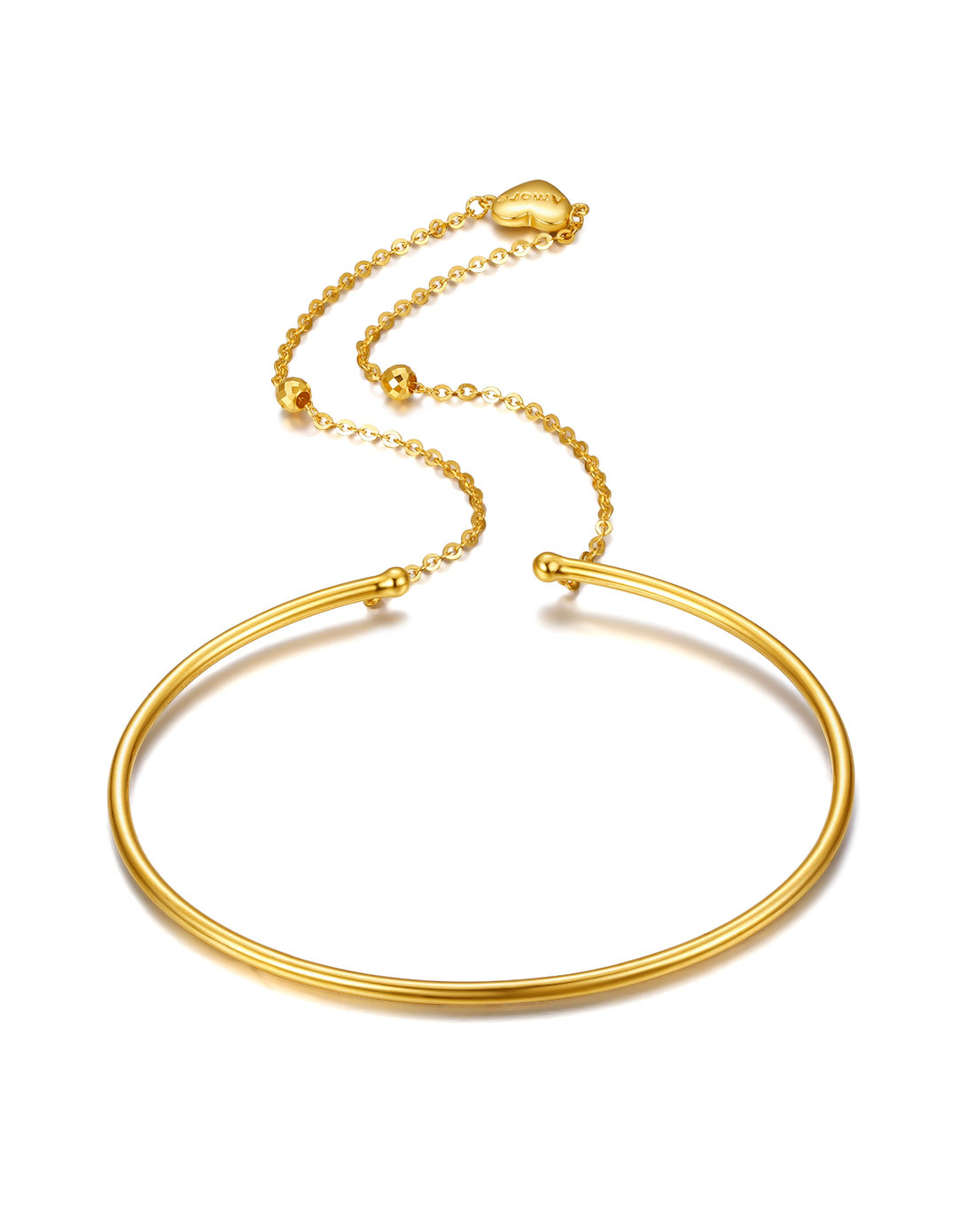 18k金时尚开口手镯