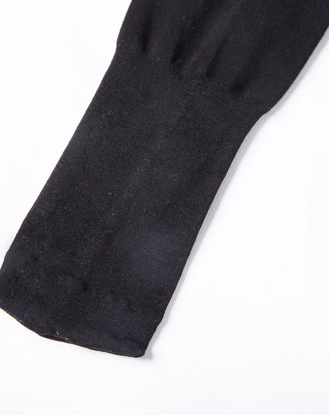 女宝百搭纯色连底袜黑色