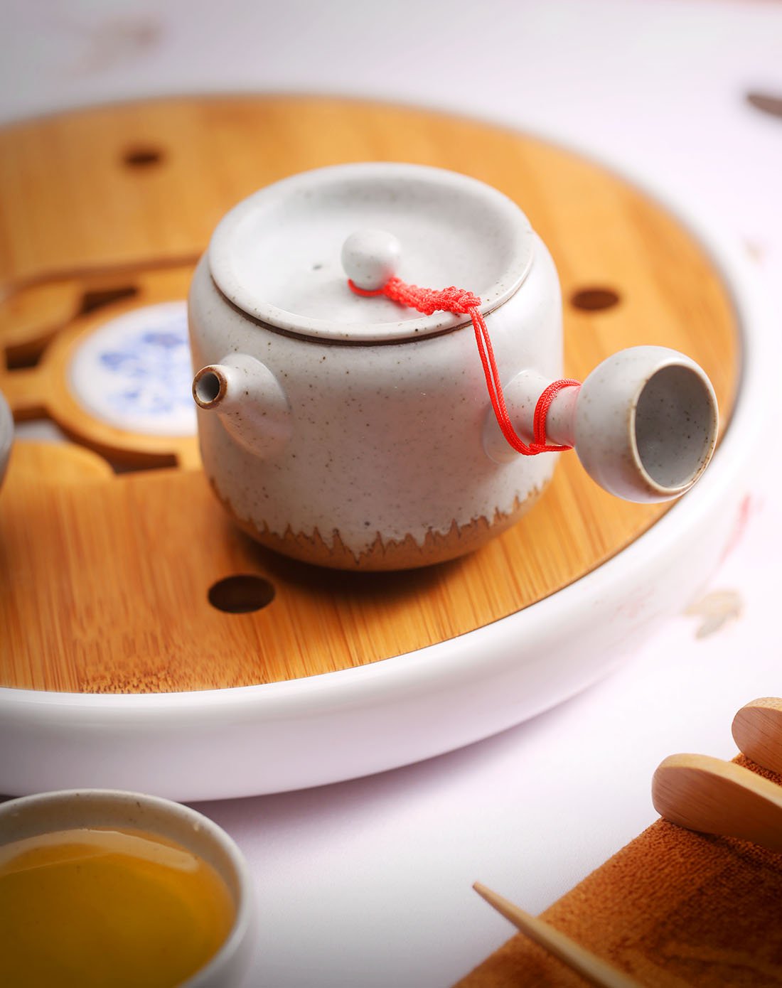 束氏 无光兰灰冬瓜壶一壶两杯套组 礼盒装