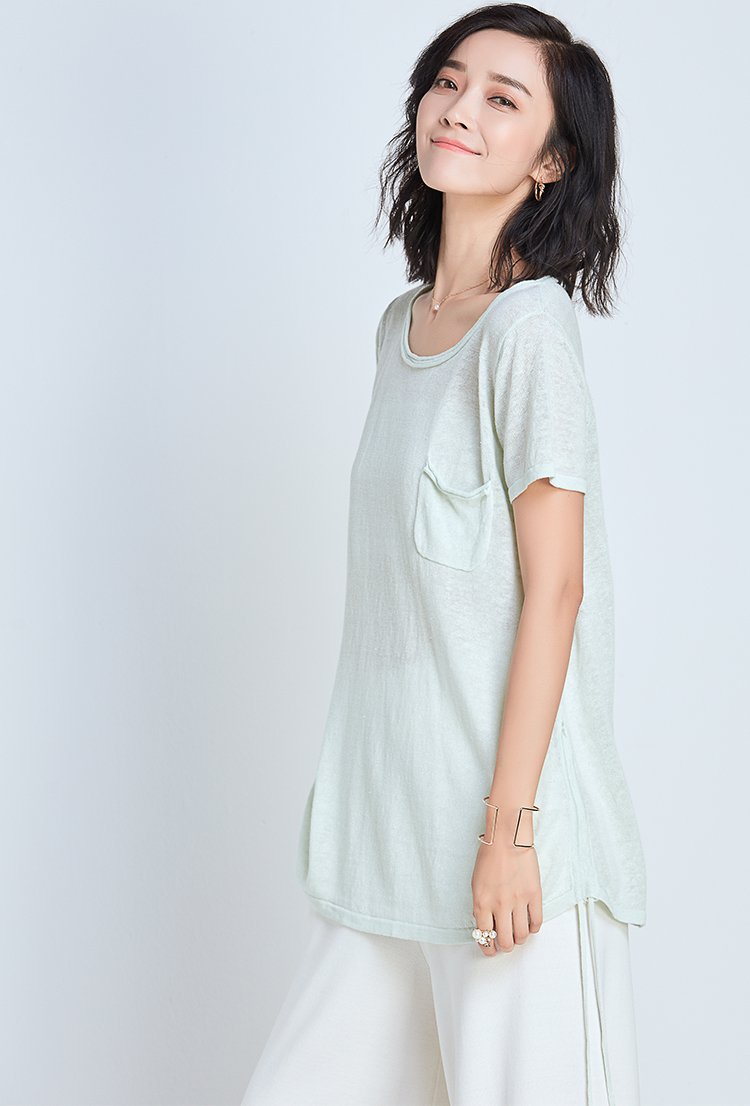 轻薄开衫空调衫针织衫短款短袖